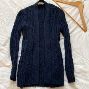 Dark blue Sweater with Beautiful Pattern